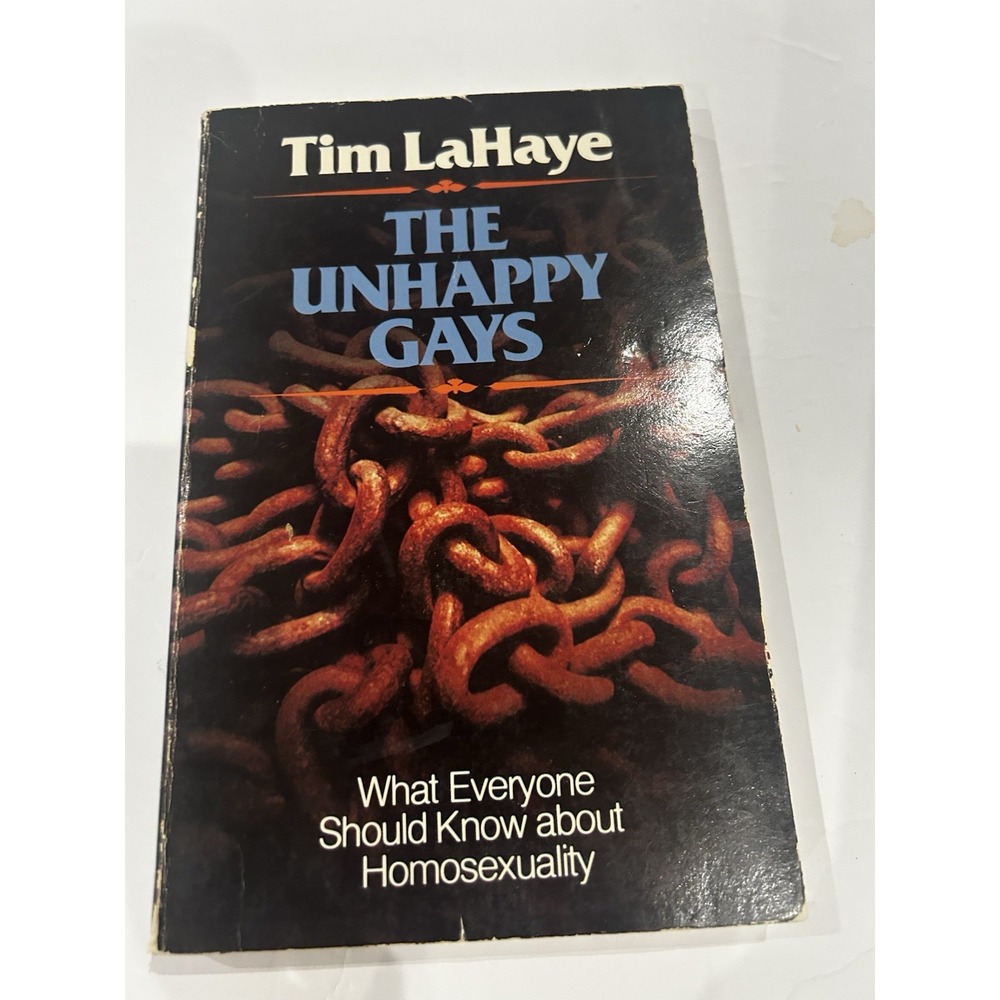 The Unhappy Gays By Tim LaHaye 1978 First Edition First Printing PB